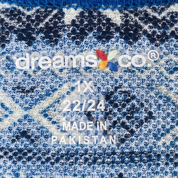 Dreams & Co Pajama Set PERFECT NEW -- Waffle Knit - Picture 10 of 16